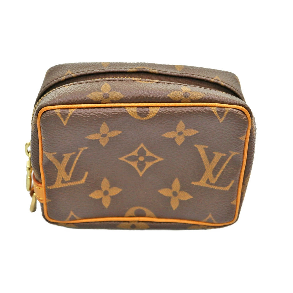 Louis Vuitton Trousse Wapity Pouch Monogram Canvas Leather Brown